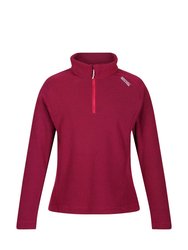 Womens/Ladies Kenger II Quarter Zip Fleece Top - Berry Pink - Berry Pink