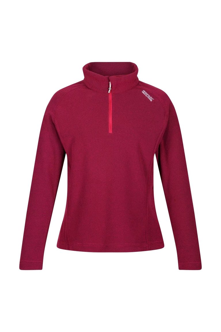 Womens/Ladies Kenger II Quarter Zip Fleece Top - Berry Pink - Berry Pink