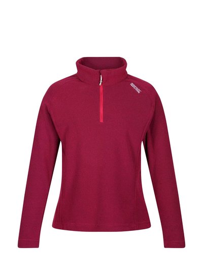 Regatta Womens/Ladies Kenger II Quarter Zip Fleece Top - Berry Pink product