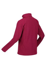 Womens/Ladies Kenger II Quarter Zip Fleece Top - Berry Pink