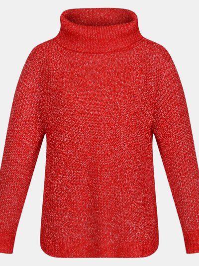 Regatta Womens/Ladies Kensley Marl Knitted Sweater - Code Red product