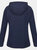 Womens/Ladies Kizmit II Marl Hoodie - Navy Fine