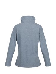 Womens/Ladies Kizmit Two Tone Half Zip Fleece Top - Ice Grey