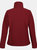 Womens/Ladies Kizmitt Fluffy Full Zip Fleece Jacket - Cabernet 