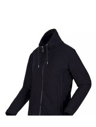 Womens/Ladies Kizmitt Marl Full Zip Fleece Jacket - Navy/Black