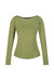 Womens/Ladies Lakeisha Long-Sleeved T-Shirt - Green Fields - Green Fields