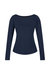 Womens/Ladies Lakeisha Long-Sleeved T-Shirt - Navy - Navy