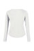 Womens/Ladies Lakeisha Long-Sleeved T-Shirt - White