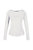 Womens/Ladies Lakeisha Long-Sleeved T-Shirt - White - White