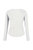 Womens/Ladies Lakeisha Long-Sleeved T-Shirt - White
