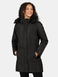 Womens/Ladies Lexis Parka - Black