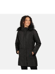 Womens/Ladies Lexis Parka - Black