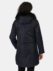 Womens/Ladies Lexis Parka - Navy