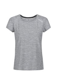 Womens/Ladies Limonite V T-Shirt - Cyberspace Grey - Cyberspace Grey