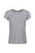 Womens/Ladies Limonite V T-Shirt - Cyberspace Grey - Cyberspace Grey