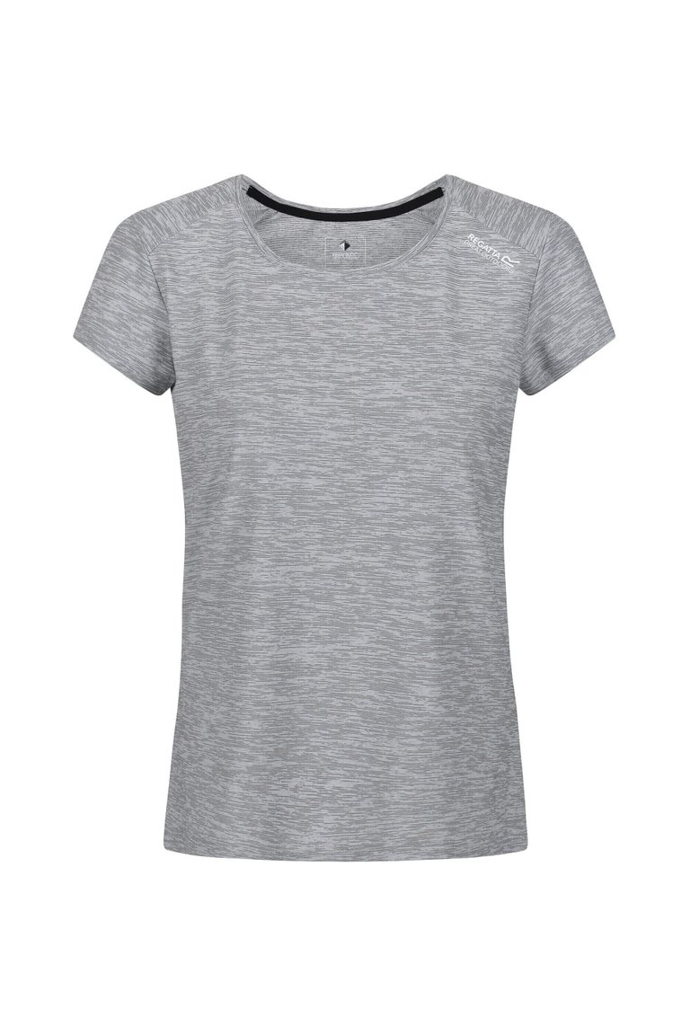 Womens/Ladies Limonite V T-Shirt - Cyberspace Grey - Cyberspace Grey