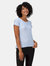 Womens/Ladies Limonite V T-Shirt - Sonic Blue