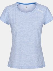 Womens/Ladies Limonite V T-Shirt - Sonic Blue - Sonic Blue