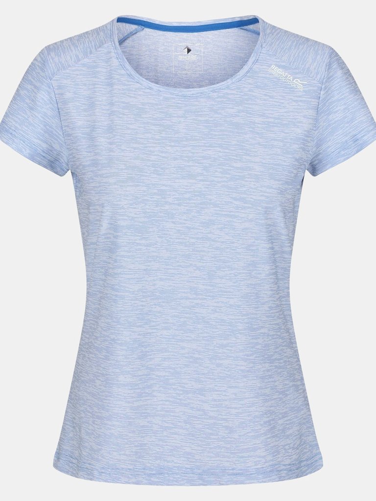 Womens/Ladies Limonite V T-Shirt - Sonic Blue - Sonic Blue