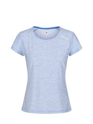 Womens/Ladies Limonite V T-Shirt - Sonic Blue - Sonic Blue