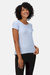 Womens/Ladies Limonite V T-Shirt - Sonic Blue