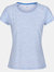 Womens/Ladies Limonite V T-Shirt - Sonic Blue - Sonic Blue