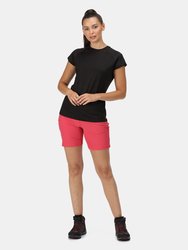 Womens/Ladies Luaza T-Shirt - Black - Black