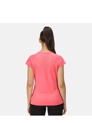 Womens/Ladies Luaza T-Shirt - Tropical Pink