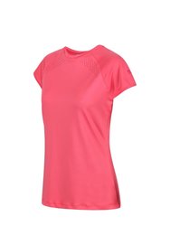 Womens/Ladies Luaza T-Shirt - Tropical Pink