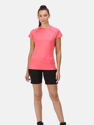 Womens/Ladies Luaza T-Shirt - Tropical Pink - Tropical Pink