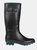 Womens/Ladies Ly Fairweather II Tall Durable Wellington Boots - Black/Teal - Black/Teal