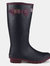 Womens/Ladies Ly Fairweather II Tall Durable Wellington Boots - Iron Gray/Prune - Iron Gray/Prune