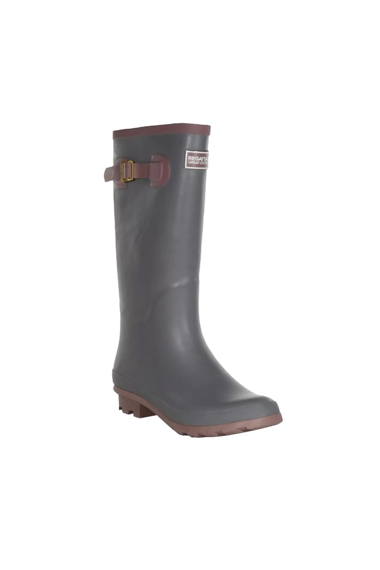 Womens/Ladies Ly Fairweather II Tall Durable Wellington Boots - Storm Grey/Lilac - Storm Grey/Lilac