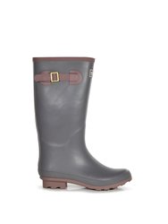 Womens/Ladies Ly Fairweather II Tall Durable Wellington Boots - Storm Grey/Lilac