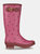 Womens/Ladies Ly Fairweather II Tall Durable Wellington Boots - Violet/Fig Rose Blush