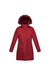 Womens/Ladies Lyanna Faux Fur Trim Parka Jacket - Cabernet - Cabernet