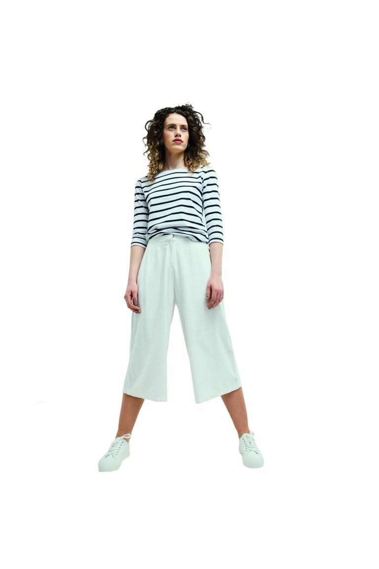 Womens/Ladies Madley Culottes Trouser - White