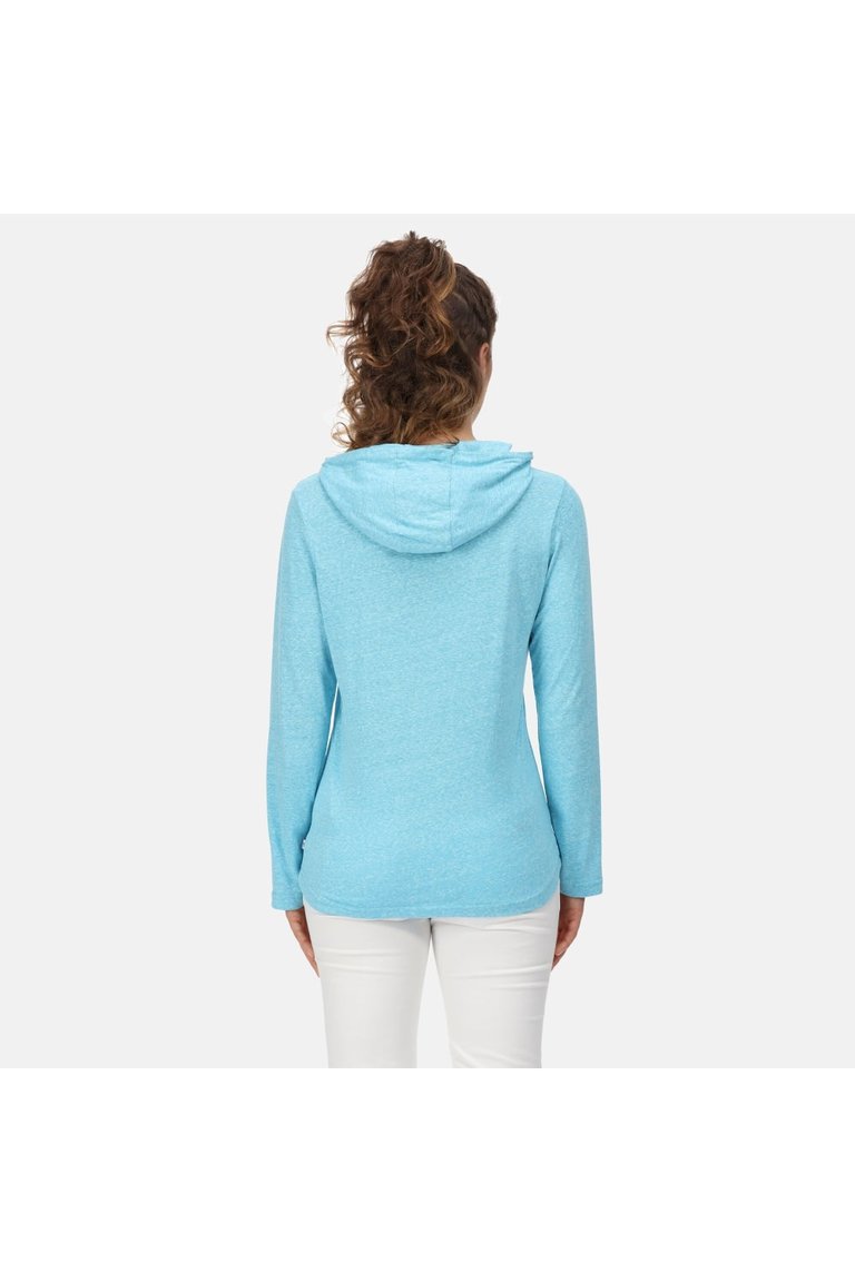 Womens/Ladies Maelys Marl Hoodie - Seascape