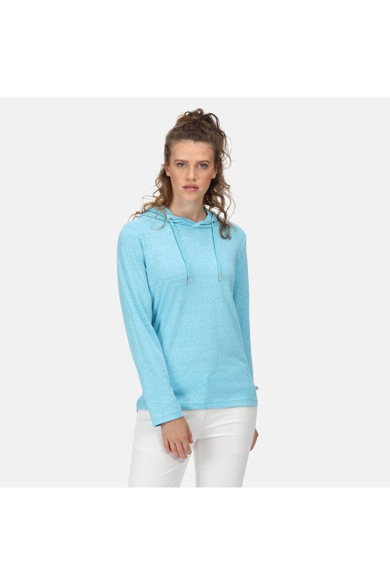 Womens/Ladies Maelys Marl Hoodie - Seascape - Seascape