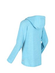 Womens/Ladies Maelys Marl Hoodie - Seascape