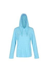 Womens/Ladies Maelys Marl Hoodie - Seascape