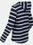 Womens/Ladies Maelys Stripe Hoodie - Navy/White