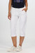 Womens/Ladies Maleena II Casual Capri Pants - White - White