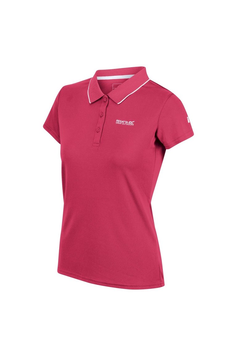 Womens/Ladies Maverick V Polo Shirt - Rethink Pink