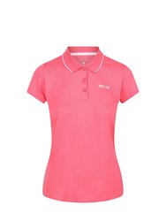Womens/Ladies Maverick V Polo Shirt - Tropical Pink - Tropical Pink