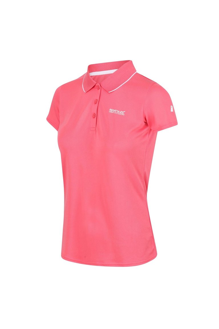 Womens/Ladies Maverick V Polo Shirt - Tropical Pink