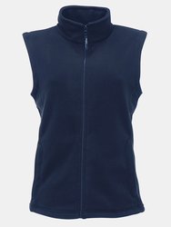 Womens/Ladies Micro Fleece Bodywarmer/Gilet - Dark Navy