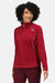 Womens/Ladies Montes Half Zip Fleece Top - Beetroot Red/Fig