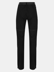 Womens/Ladies Mountain Zip-Off Pants - Black