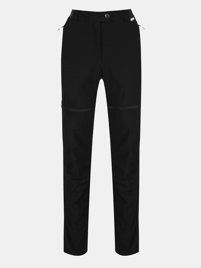 Regatta Womens/Ladies Mountain Zip-Off Pants - Black product